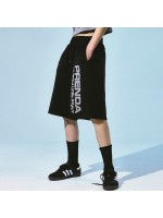 韓國PRENDA - GRADIENT RAWCUT SHORTS BLACK